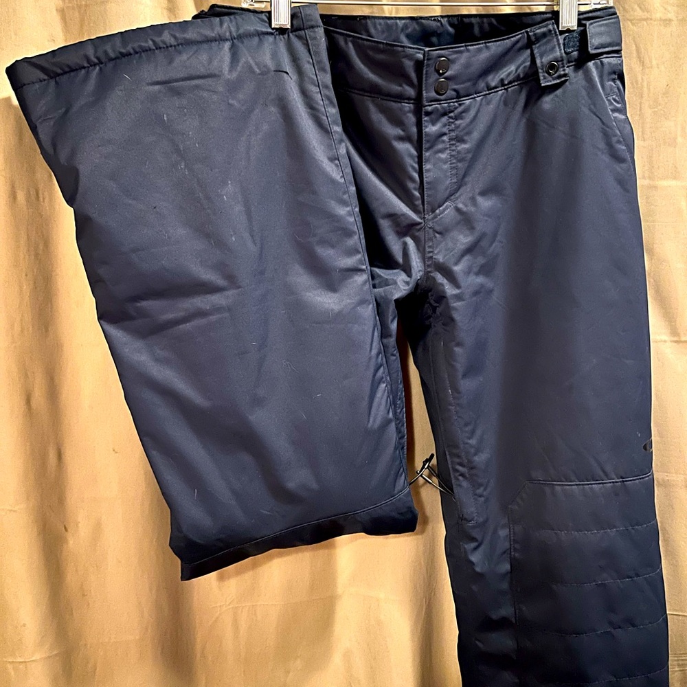 Navy Blue Oakley “Thinsulate” insulated Ski/Snowboard Pants, Size Large